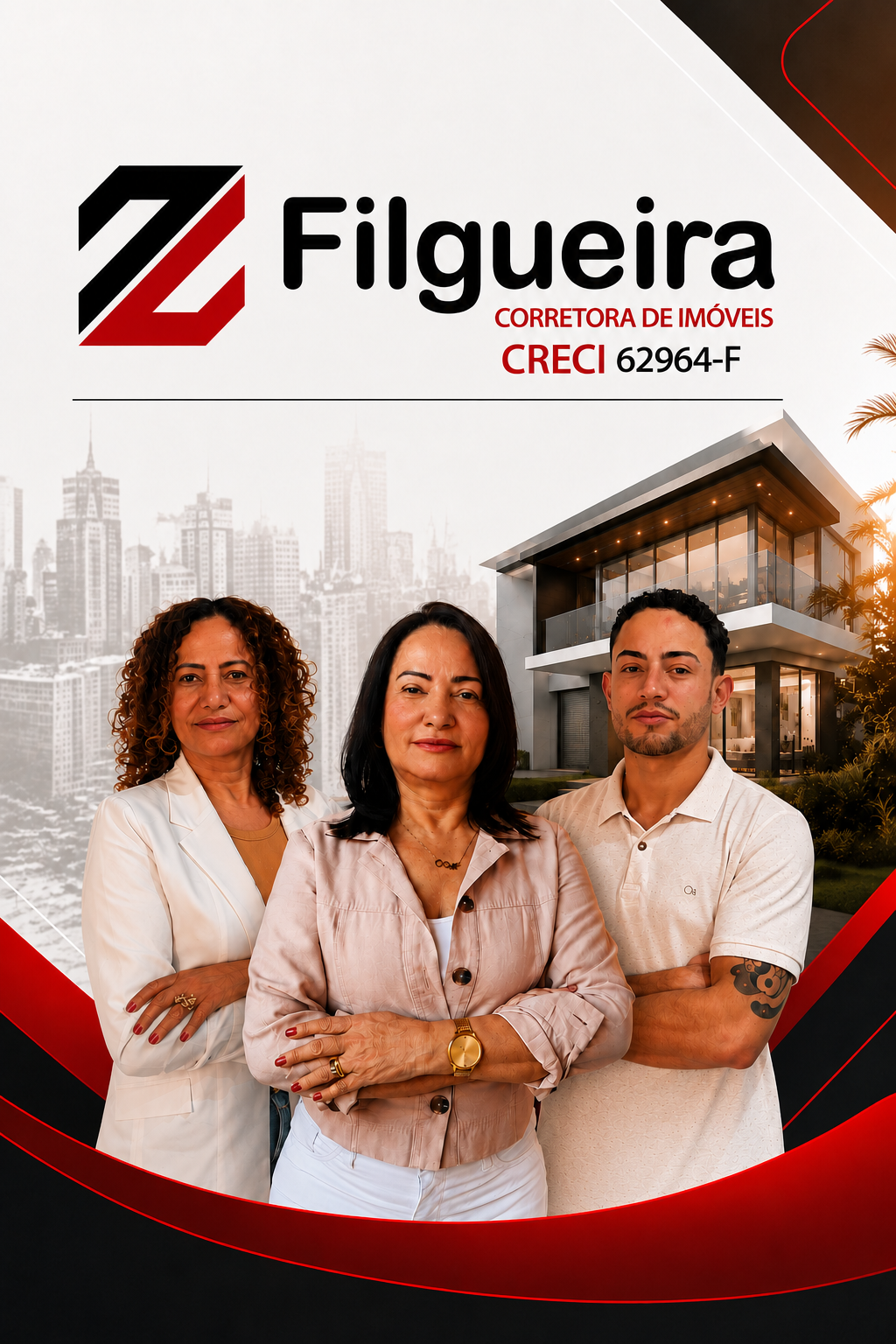 Filgueira Imóveis — equipe de corretores
